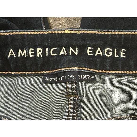 American Eagle 360 degree Next Level Stretch Denim Jeans size 4 - Picture 4 of 5